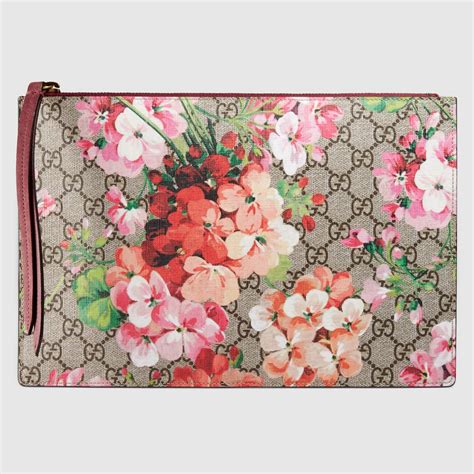 gucci bloom pouch bag|real gucci pouch.